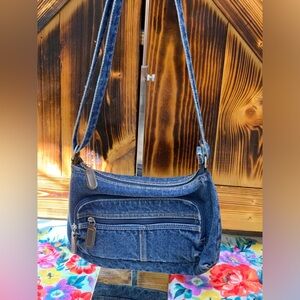 Small Denim Crossbody  Bag